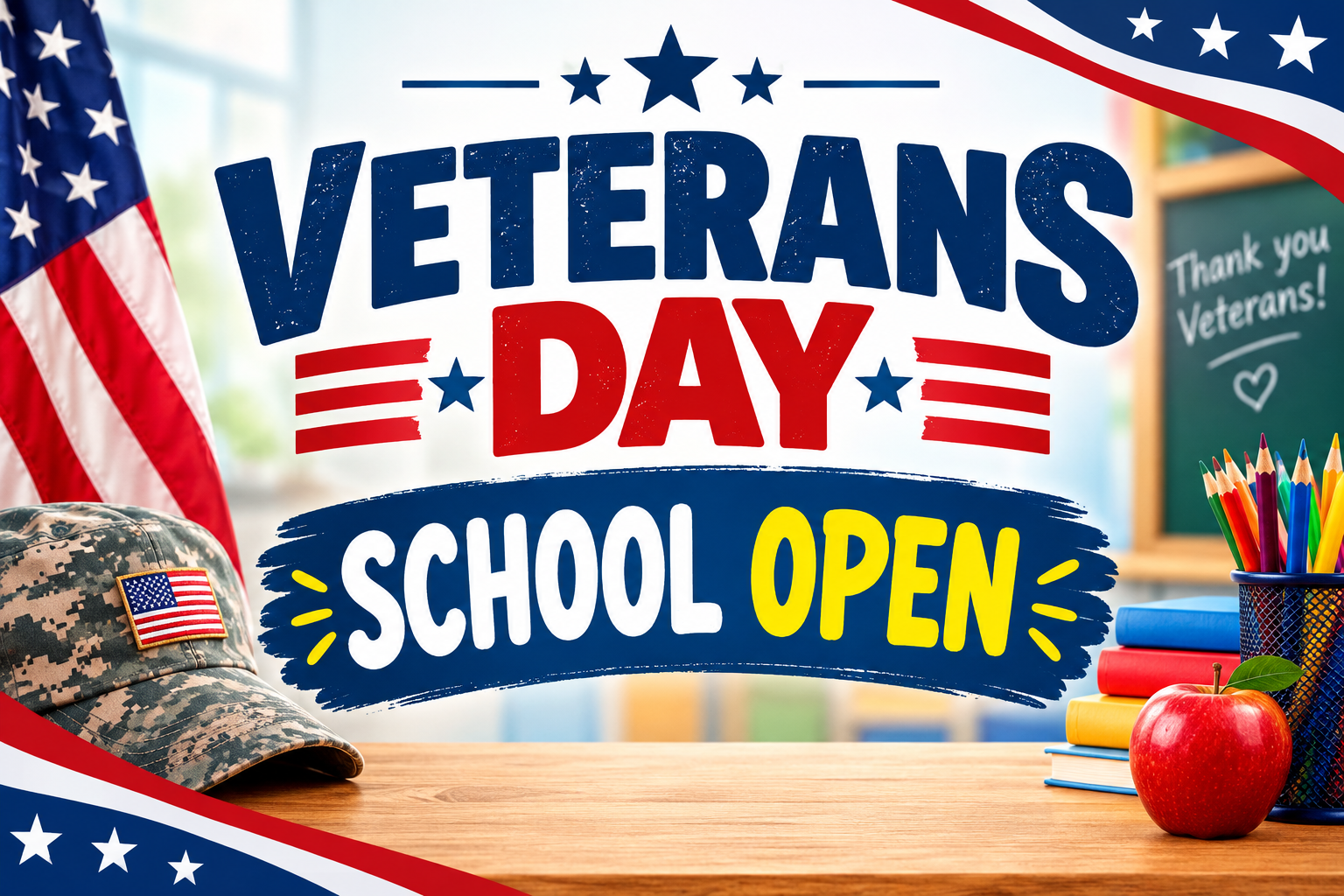 VETERANS DAY - School Open